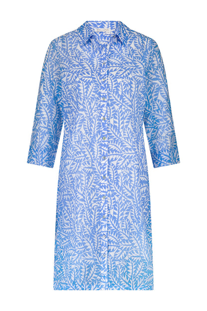 Belluna Gigaro tuniek/blouse leaves kobalt