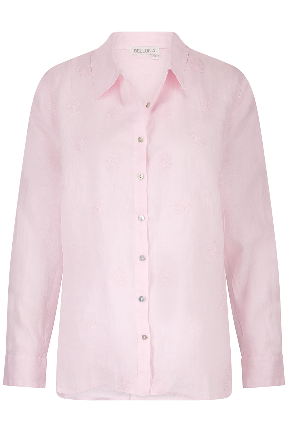 Belluna Ginger  linnen blouse rose