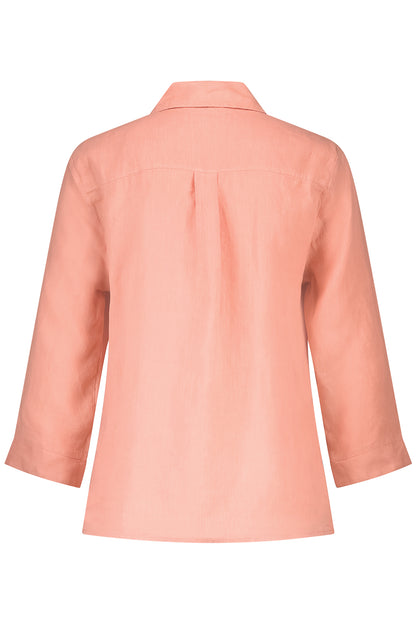 Belluna Novelle linnen blouse brique