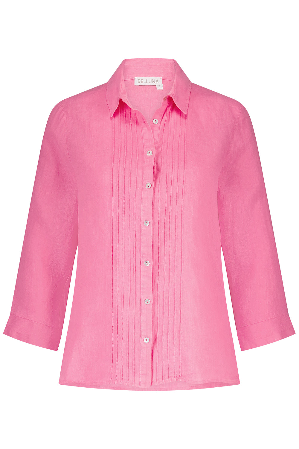 Belluna Novelle linnen blouse pink