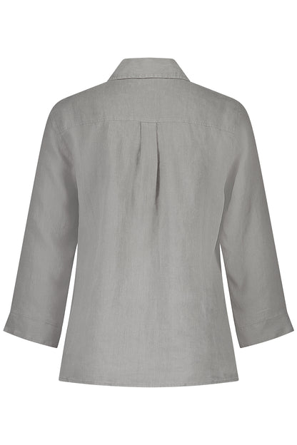 Belluna Novelle linnen blouse taupe