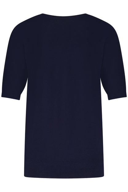 Belluna Cabane gebreide top navy