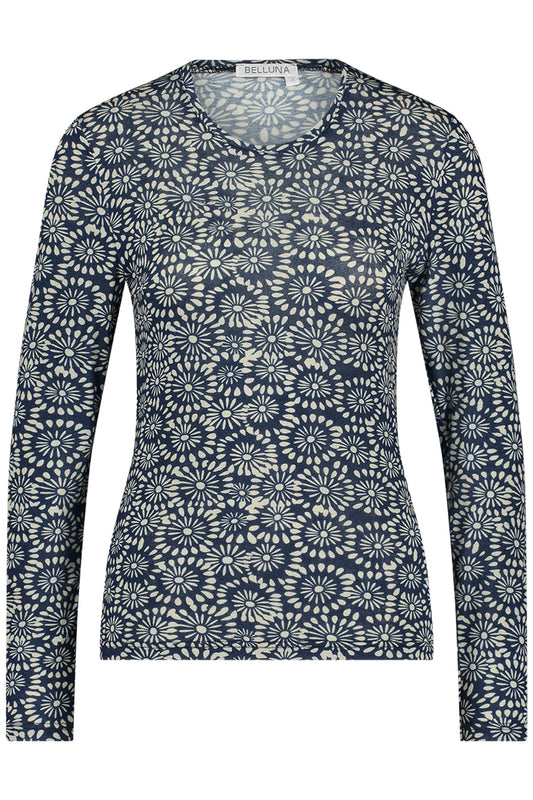 Sublime T-shirt ronde hals print jeans flower